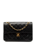 Chanel Pre Owned 1986 1988 Small Classic Lambskin Double Flap Shoulder Bag