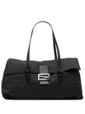 Fendi Pre Owned 2000 2010 Zucchino Canvas East West Shoulder Bag