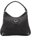 Gucci Pre Owned 2016 2025 Gg Denim Abbey D Ring Shoulder Bag