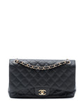 Chanel Pre Owned 2010 2011 Jumbo Classic Caviar Double Flap Shoulder Bag