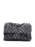 Chanel Pre Owned 2012 2013 Medium Cc Quilted Lambskin Sequin Single Flap Shoulder Bag