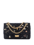 Chanel Pre Owned Lucky Charms Reissue 255 Flap Bag Quilted Aged Calfskin 225 Shoulder Bag