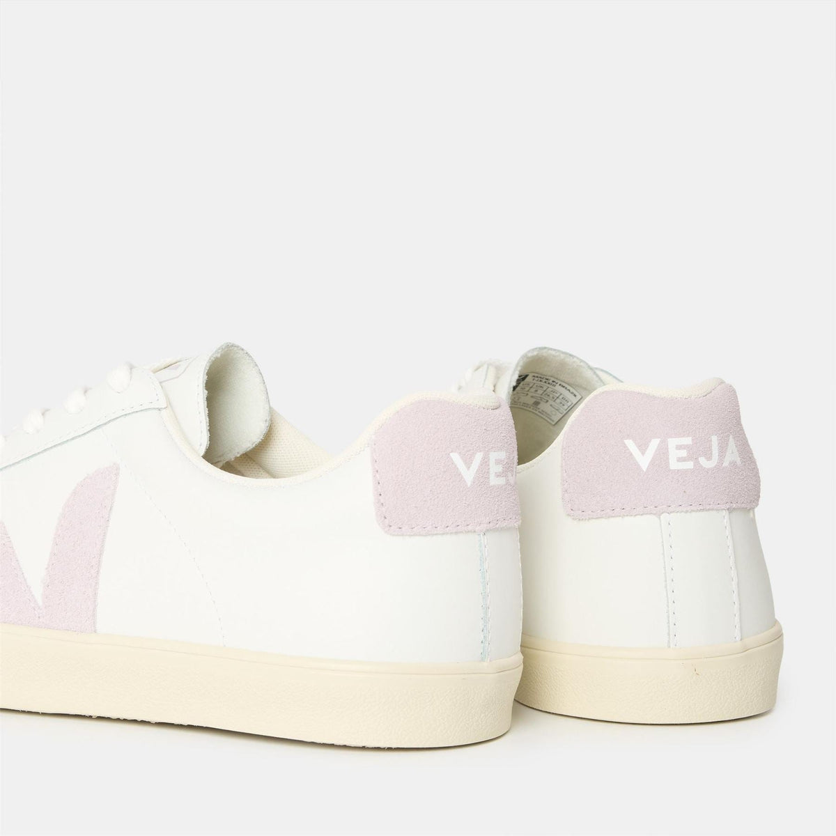 VEJA Womens Esplar Leather Court Trainers