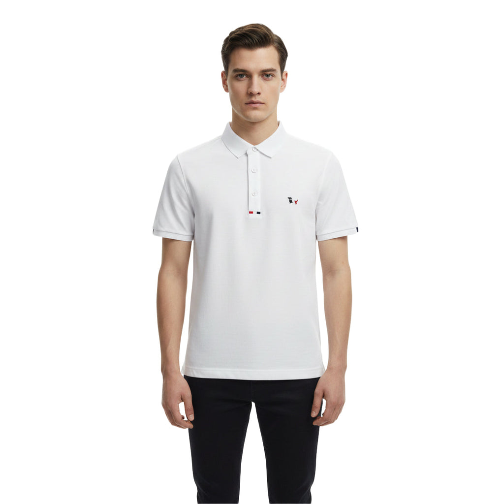 Thom Browne Unisex Cotton Polo T-Shirt