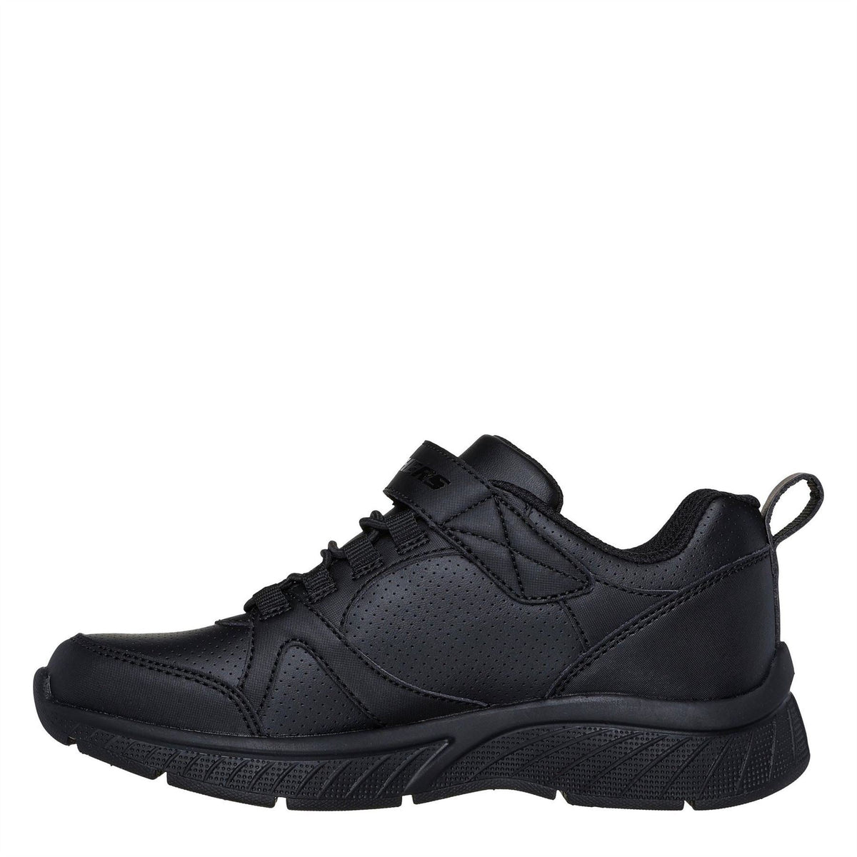 Skechers Bungee And Strap Microperf School S Low Top Trainers Girls