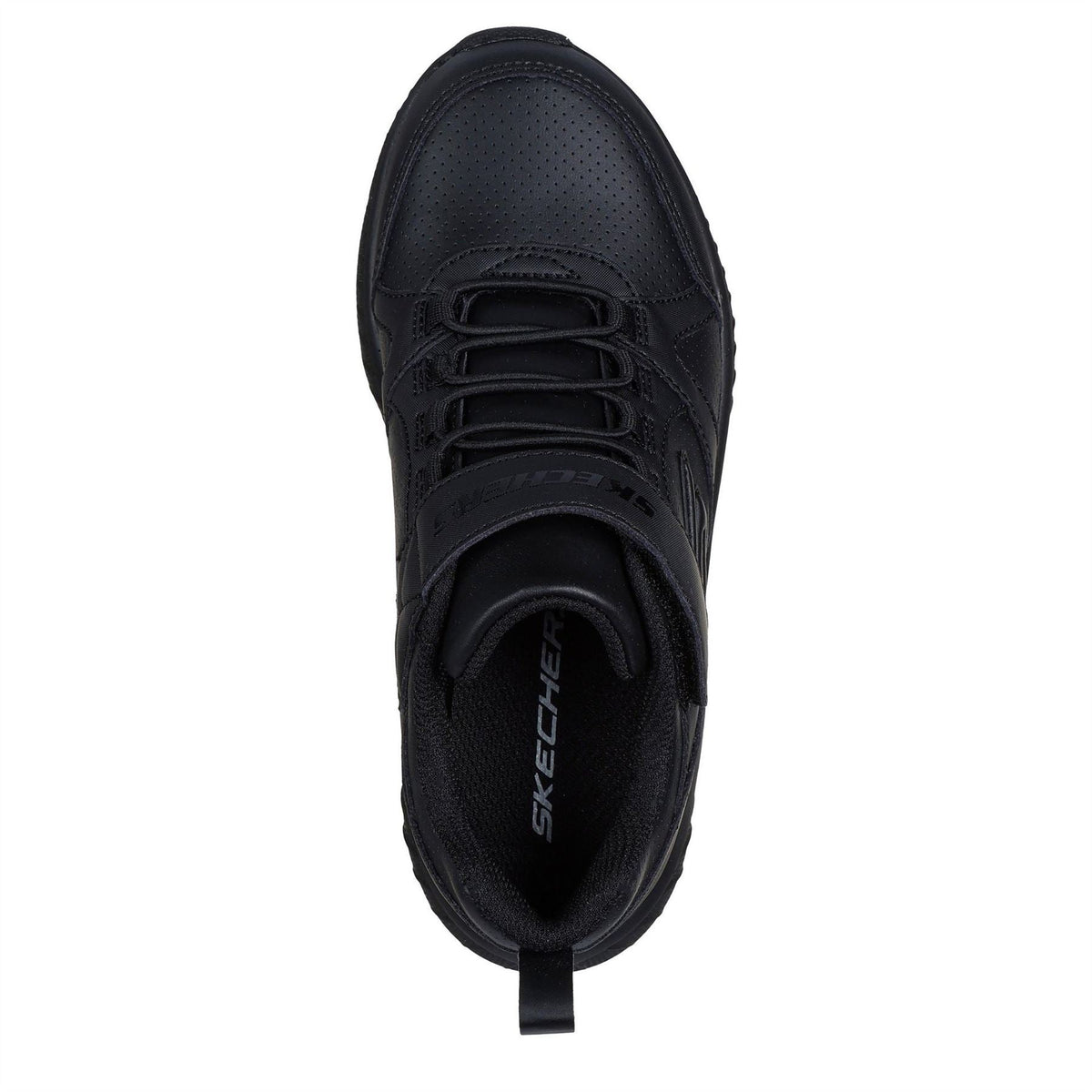 Skechers Bungee And Strap Microperf School S Low Top Trainers Girls