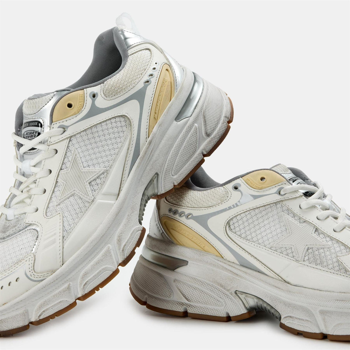 Golden Goose Womens Lightstar Low Top Trainers