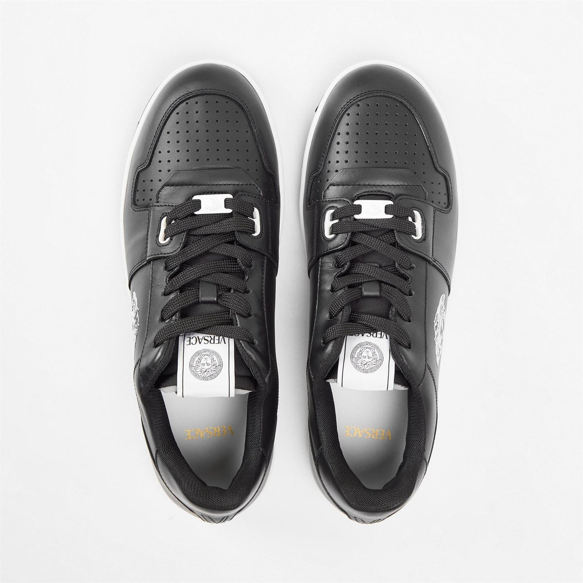 Versace Mens Medusa Sneak Low Top Trainers