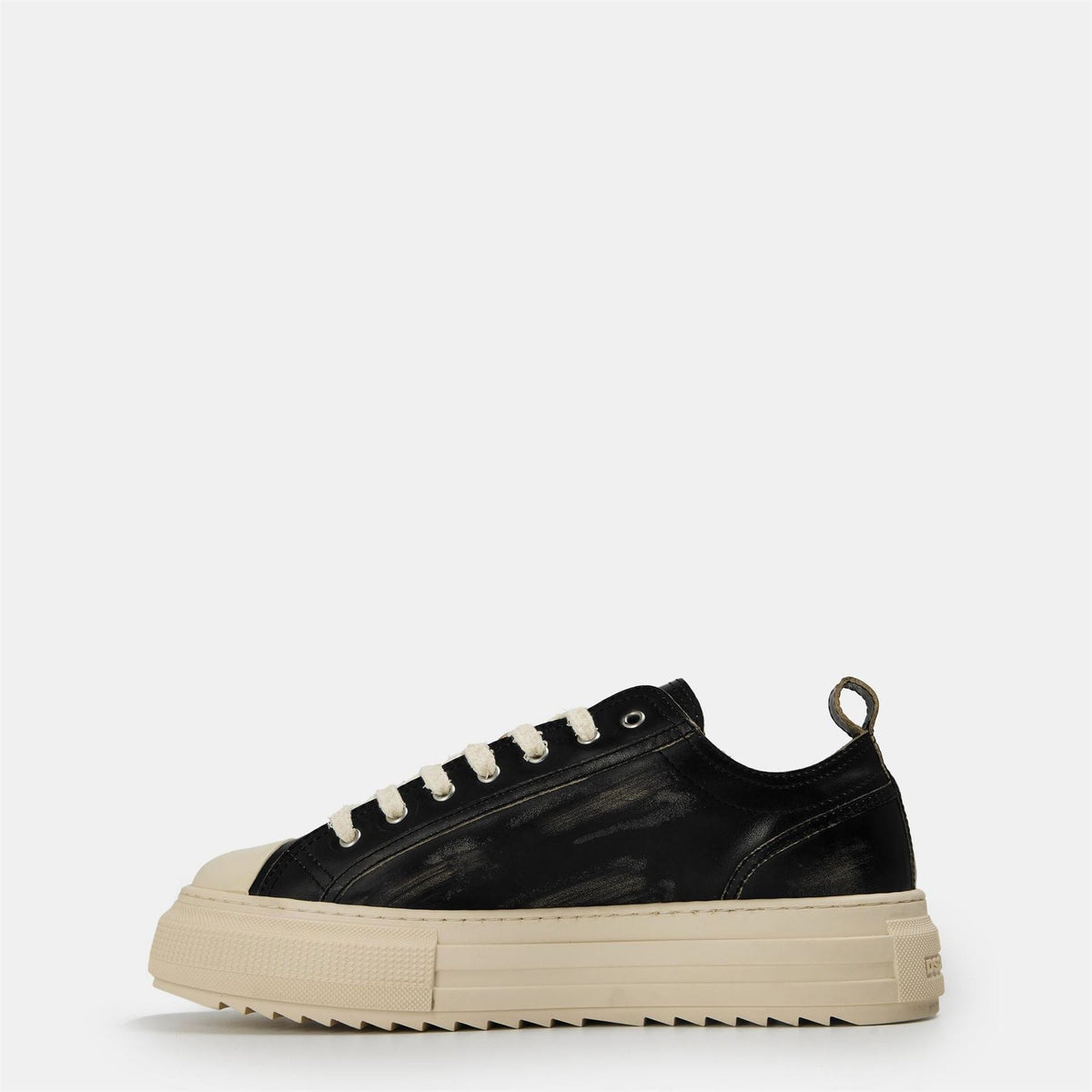 DSquared2 Mens Dsq Leather Berlin Low Top Trainers