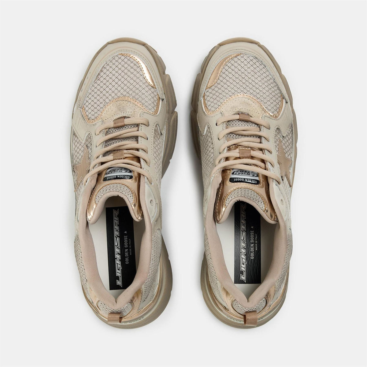 Golden Goose Womens Lightstar Low Top Trainers