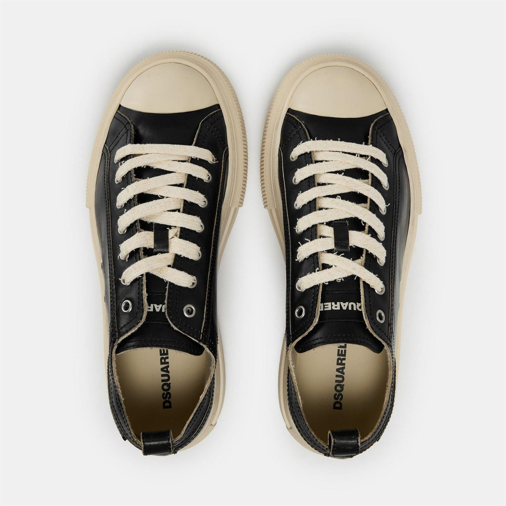 DSquared2 Mens Dsq Leather Berlin Low Top Trainers
