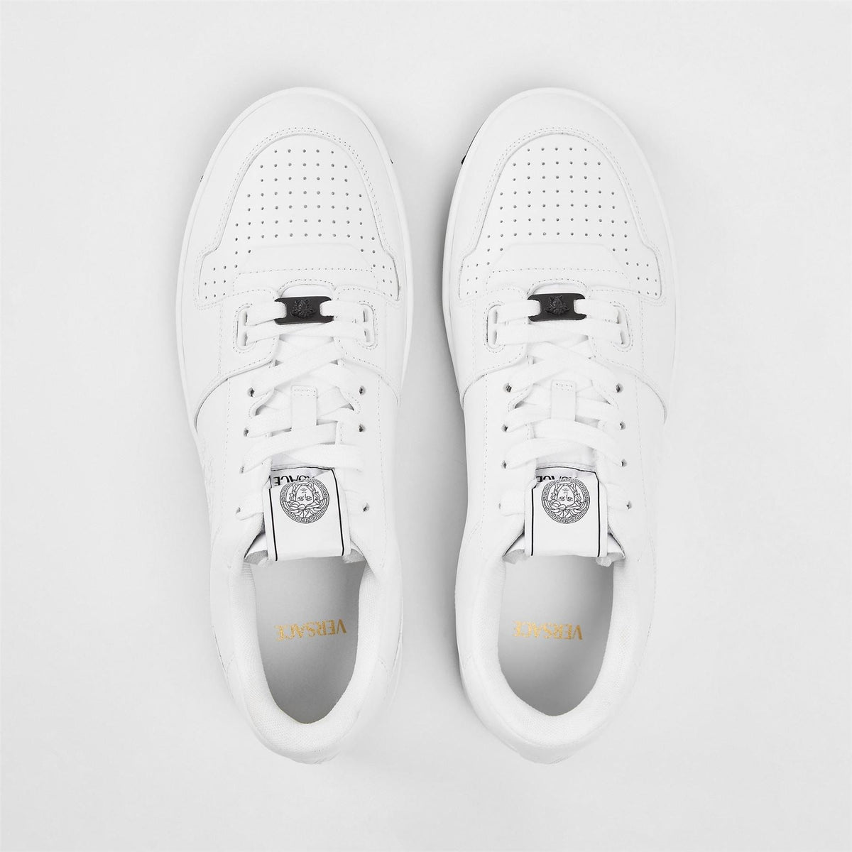 Versace Mens Medusa Sneak Low Top Trainers