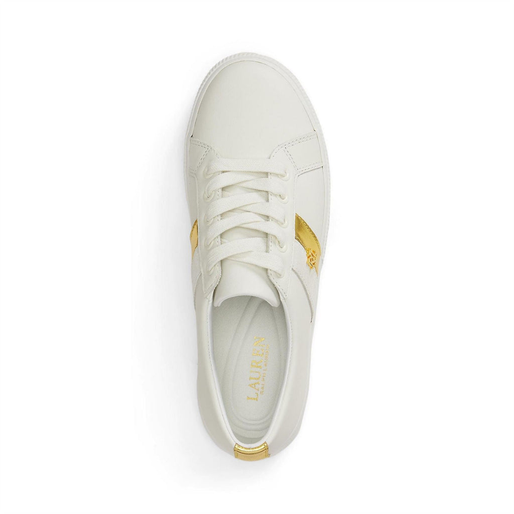 Lauren by Ralph Lauren Janson Leather Court Trainers