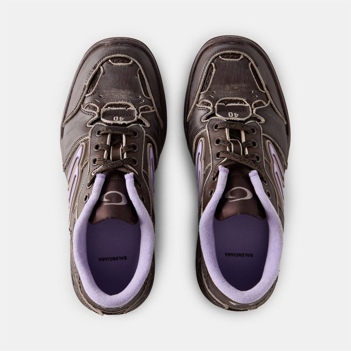 Balenciaga Womens Bal Hamptons Low Top Trainers
