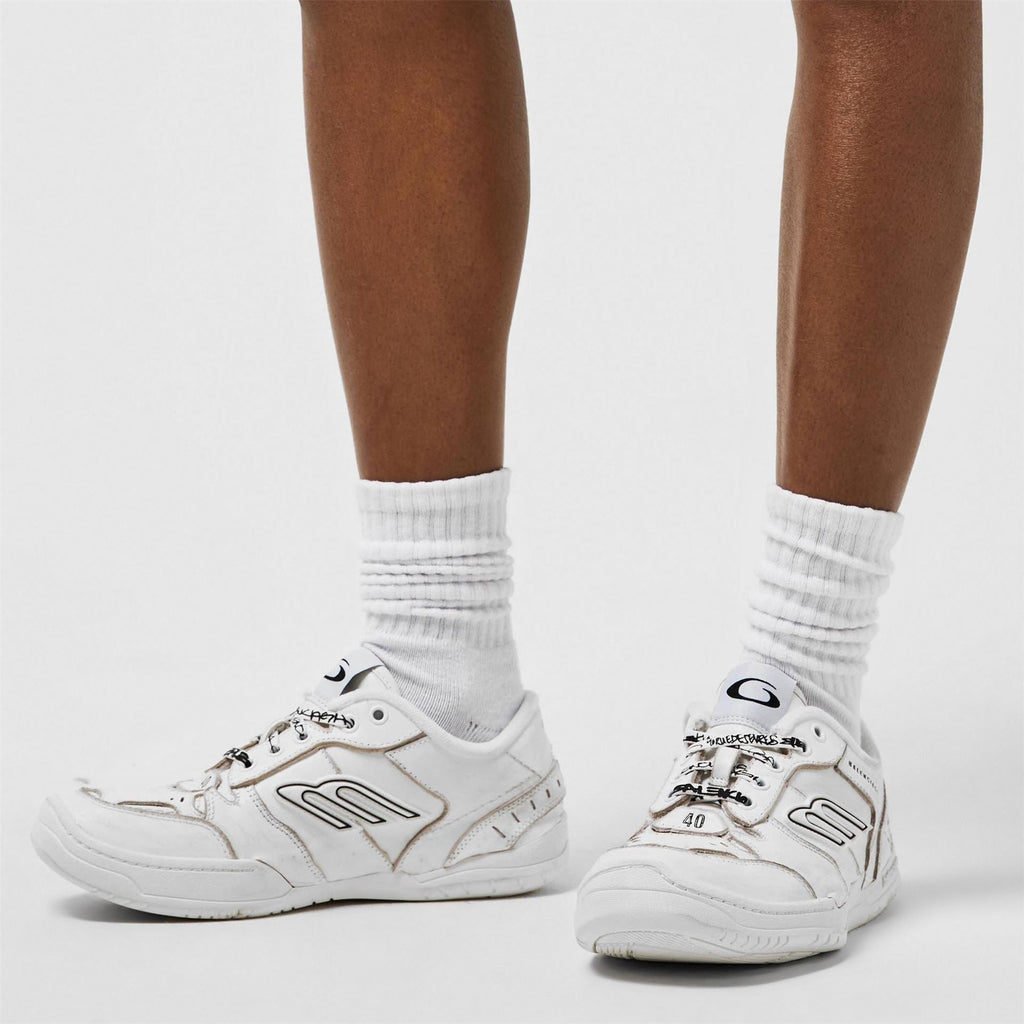 Balenciaga Womens Bal Hamptons Low Top Trainers