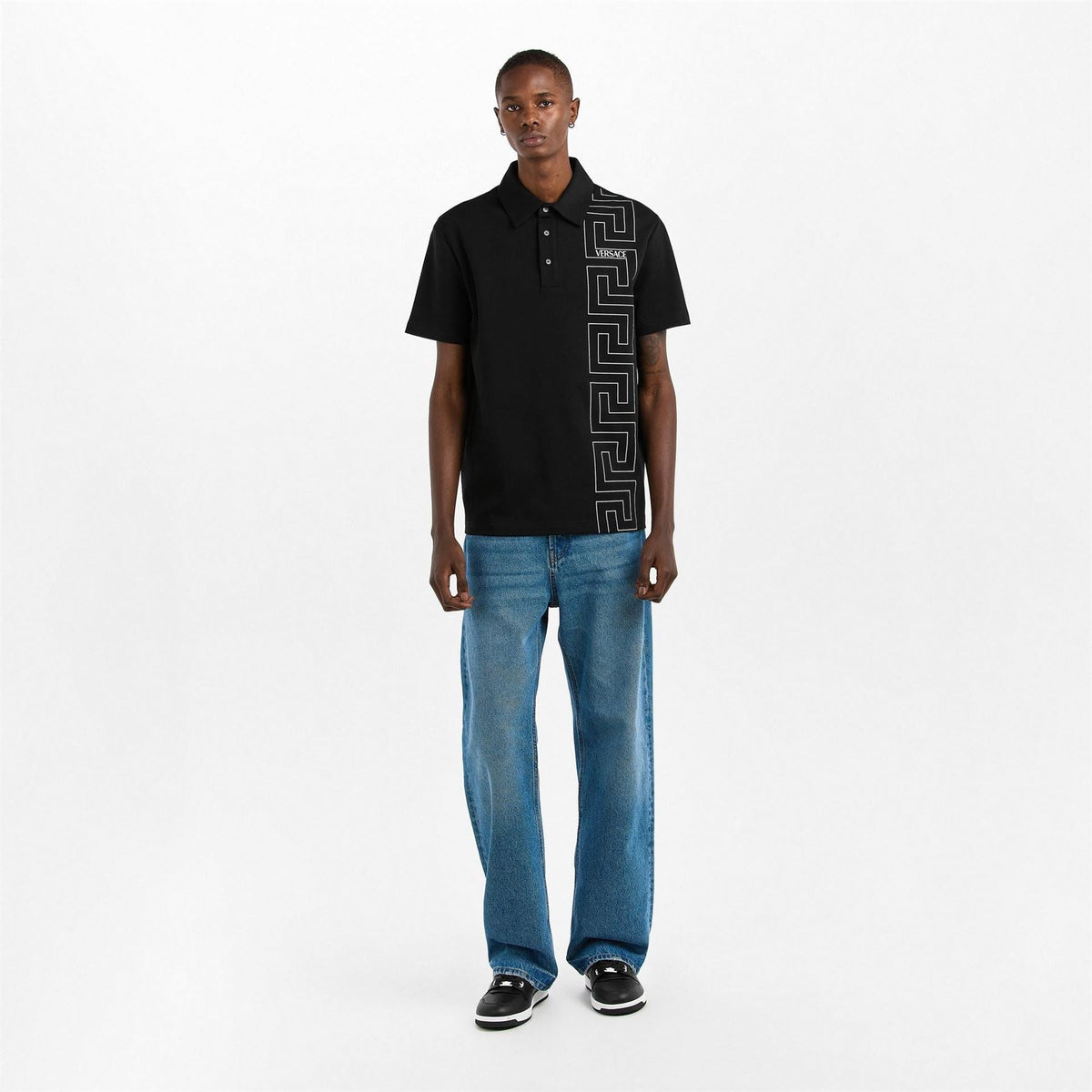 Versace Mens Medusa Sneak Low Top Trainers