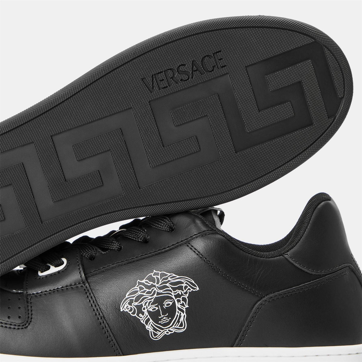Versace Mens Medusa Sneak Low Top Trainers