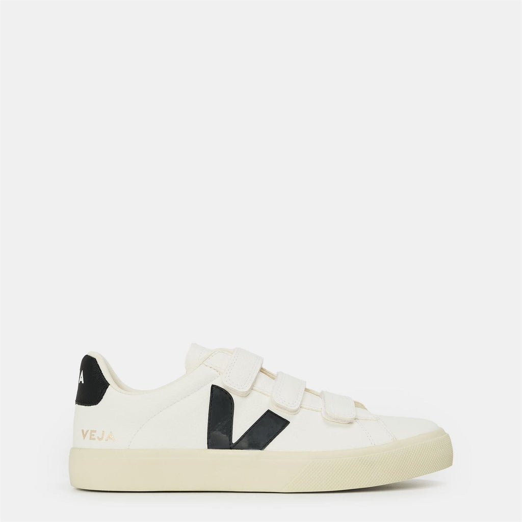 VEJA Womens Recife Leather Velcro Court Trainers