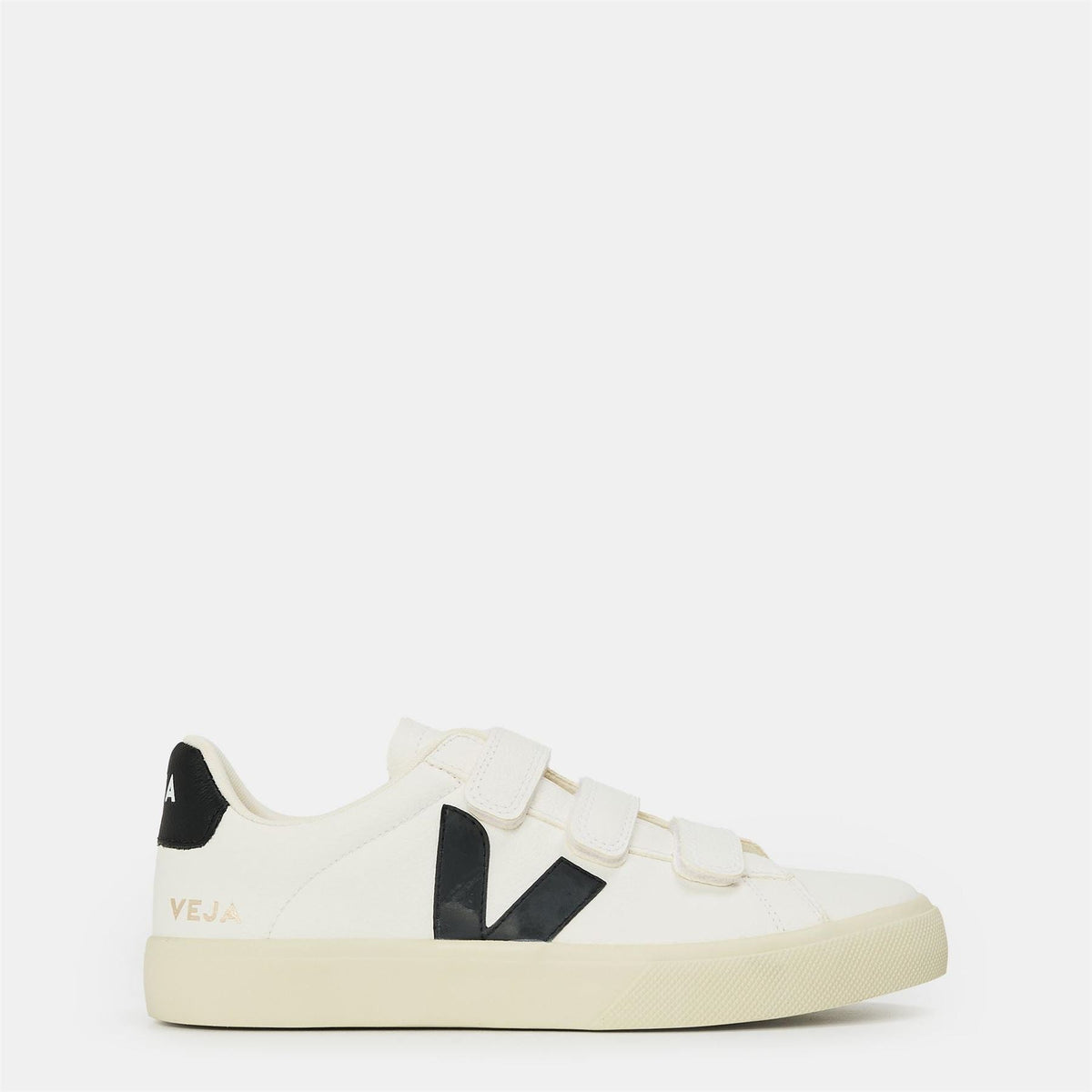 VEJA Womens Recife Leather Velcro Court Trainers